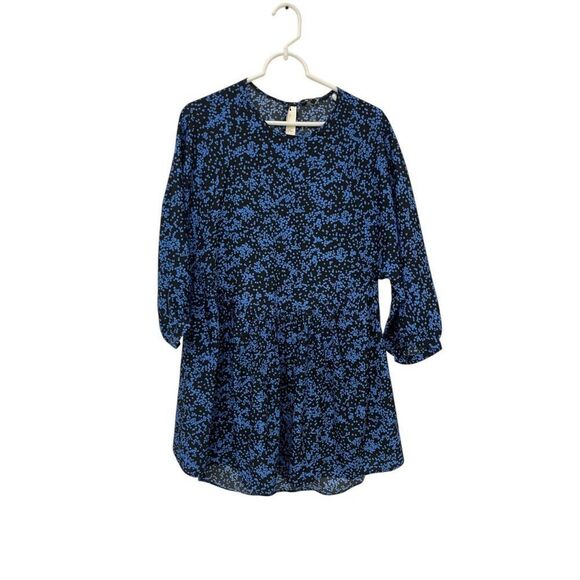 Walter Baker Womens Connie Dress 6 Blue Starry Night Polka Dot W70530 NWT - Picture 1 of 14
